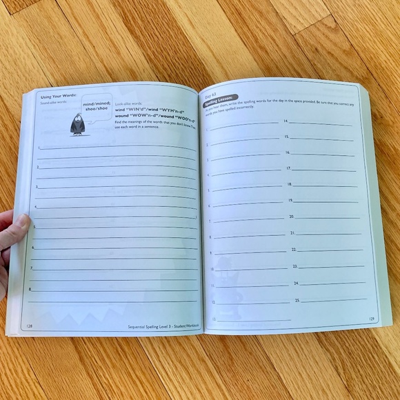 Sequential Spelling 3 student workbook, Homeschool spelling curriculum - Picture 5 of 6